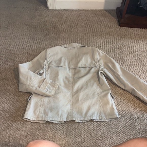 Vintage Y2K J. Crew Women’s Khaki Jacket SZ S - Picture 6 of 7